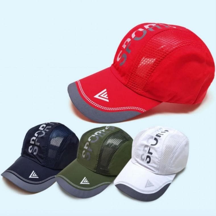 메쉬모자 스포츠캡 캠핑 자전거 낚시 등산 런웨이브 모자