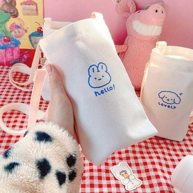 백 가방 전용 텀블러 에코 크로스 물병 숄더 파우치