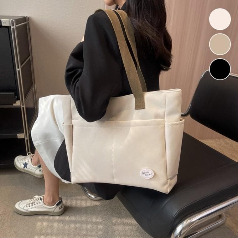 출근가방 데일리 포켓 캔버스백 숄더백