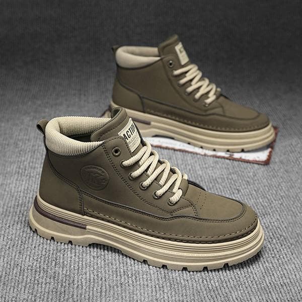 3컬러 남성 캐주얼 하이탑 워커 신발 ZG-W8008