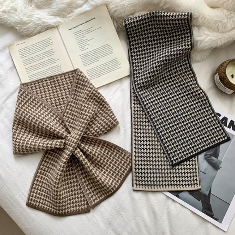 얇은 고리형 목도리 끼우는 머플러