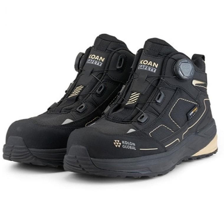 산업화 작업화 신발 6in 블랙 코오롱 안전화 다이얼