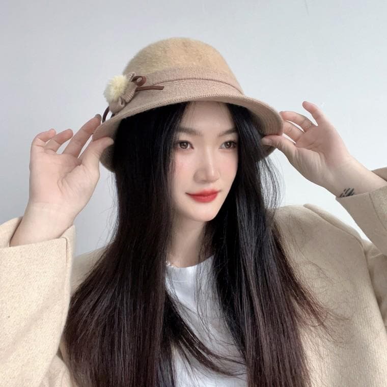 소피안 플라워 버킷햇 벙거지모자