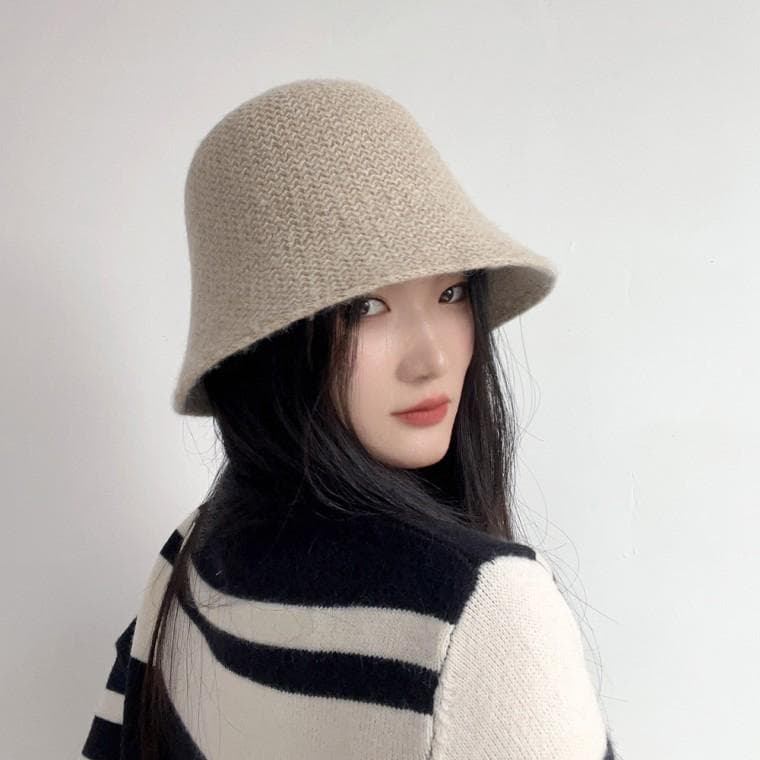 헤일로 울 버킷햇(브라운) 벙거지모자