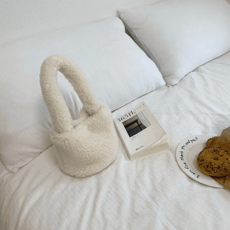 여성 귀여운 부클백 미니 뽀글이 가방