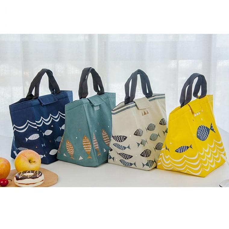 물고기 보온 보냉백 아이스백 쿨러백 도시락 가방