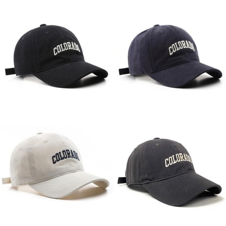 남녀공용 영문 레터링 데일리 볼캡 모자