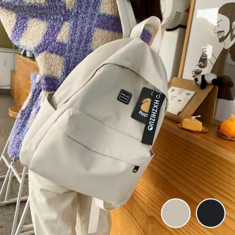 기본 귀여운 캐릭터 장식 포인트 여성 소형 백팩