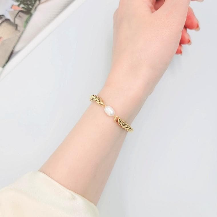 진주 여성팔찌 포인트 데일리 여친선물 200일 로즈데이