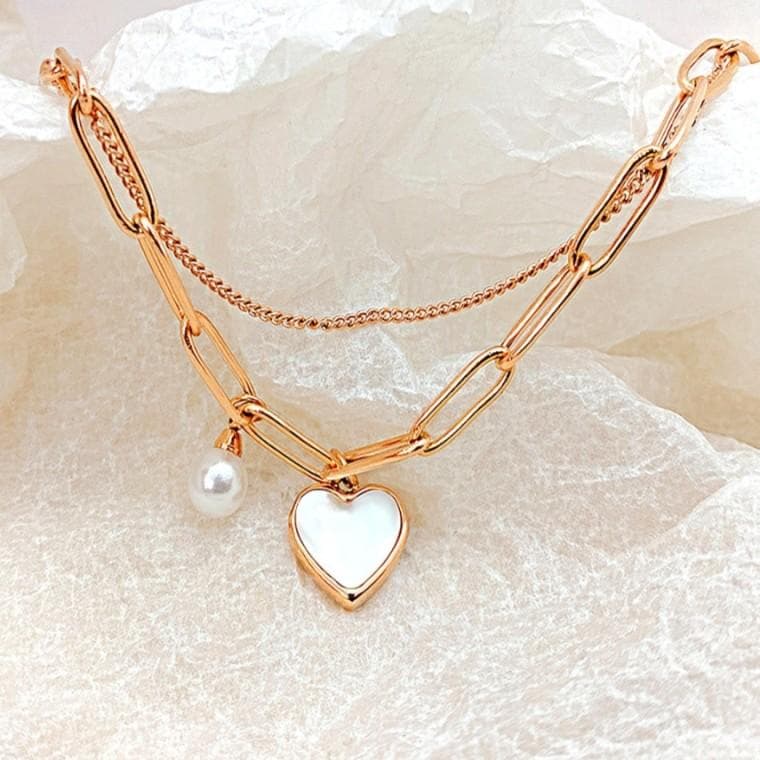 이쁘고 귀여운 팔찌 학생 우정 레이어드 화이트데이 선물 써지컬