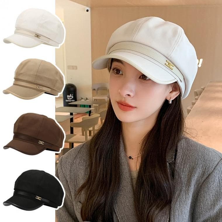 여성 데일리 뉴스보이캡 가을 겨울 빵모자
