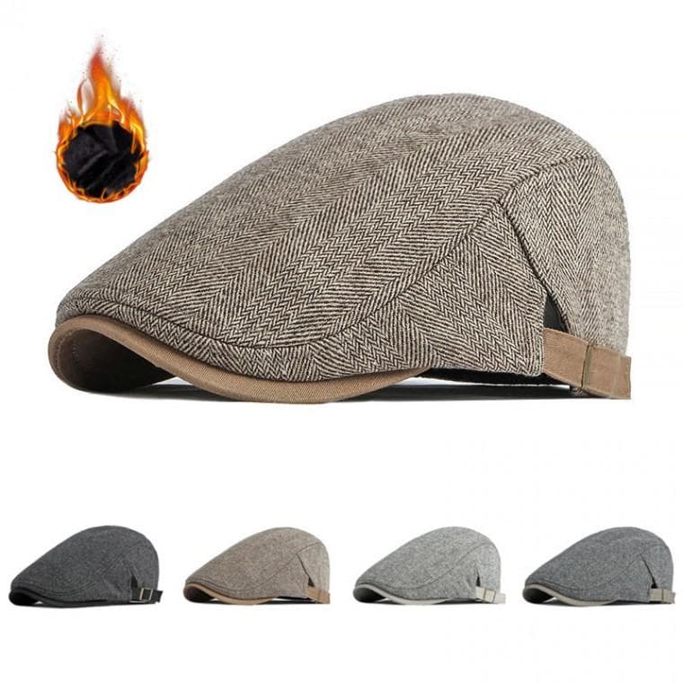 안감기모 중장년 할아버지 모자 데일리 헌팅캡