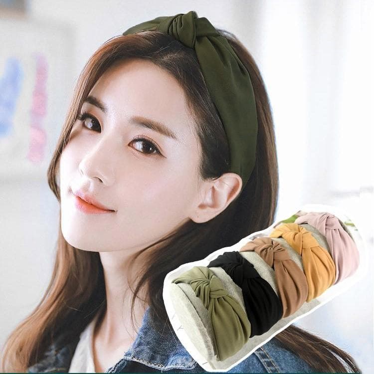 빈티지 매듭 패브릭 헤어밴드 데일리