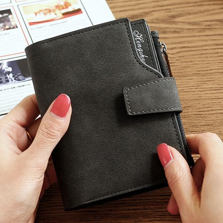 카드수납 여성 반지갑 큐트 여성지갑 (블랙)