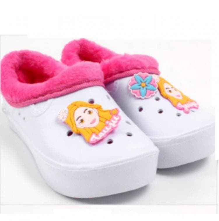 털실내화 쥬쥬 캐릭터 학생 실내화 방한 보온 신발