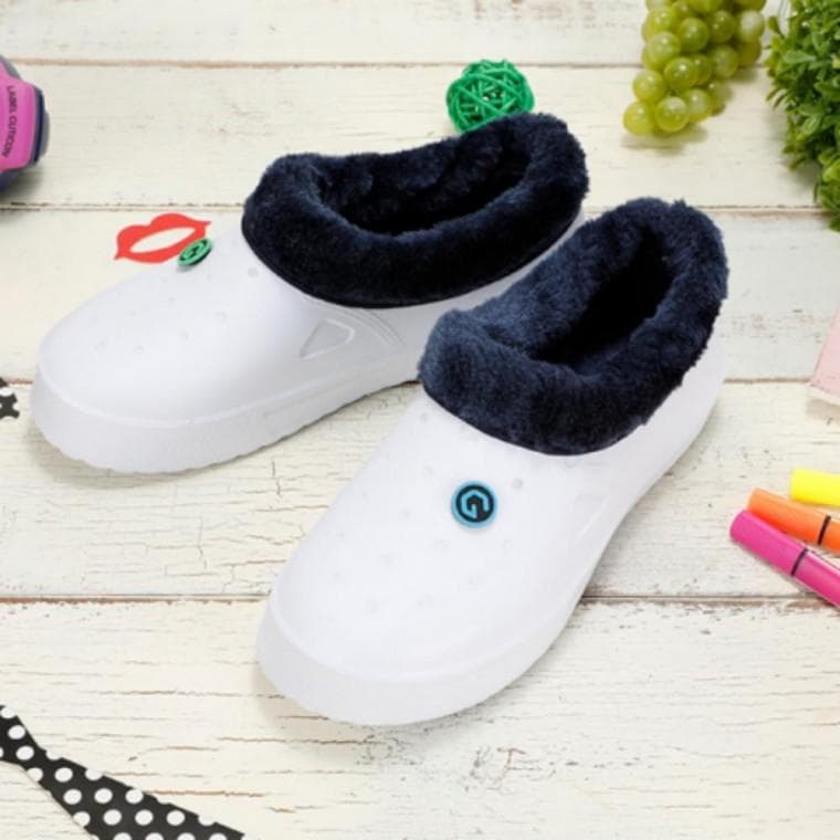 겨울 안감 털실내화 학교 데일리 실내화 학생 보온