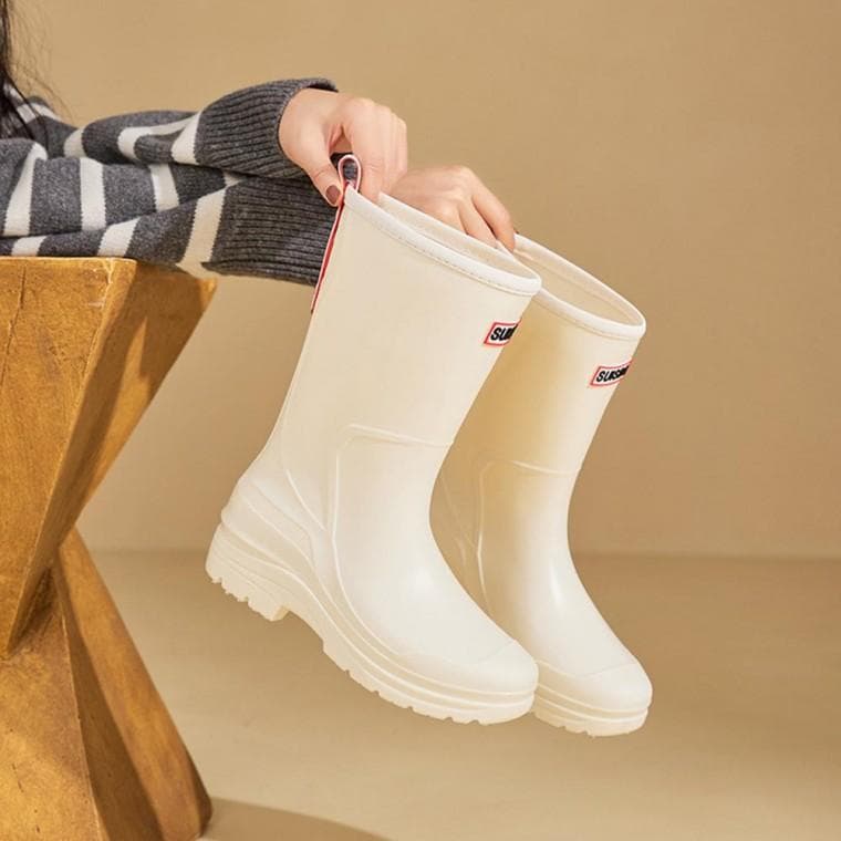 5 여성 롱레인부츠 논슬립 패션장화 DH240423 진양 구두 경량 장화 작업화레인부츠 레인부츠 논슬립 부츠
