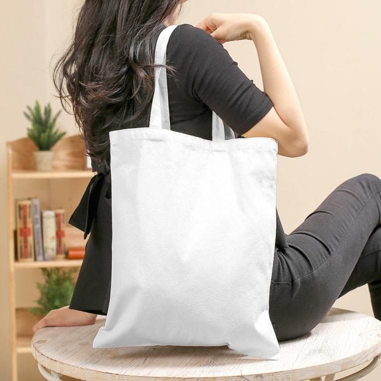 나만의 무지 에코백 캔버스백 2p(31x36cm) (화이트)