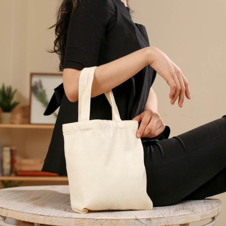 나만의 무지 에코백 캔버스백 2p(24x26.5cm) (베이지)