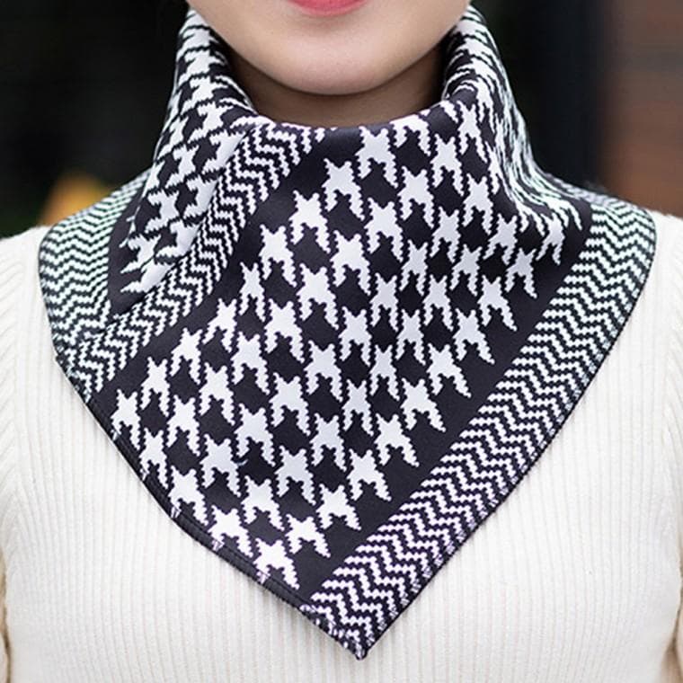 포근 니트 삼각형 넥워머 방한 목도리