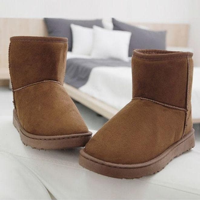 겨울워커 스웨이드 퍼안감