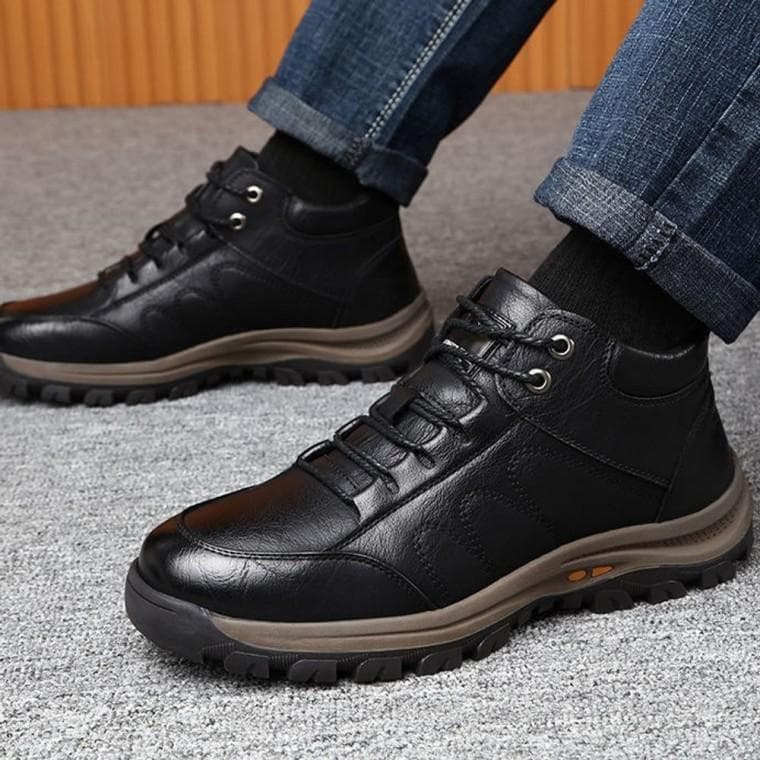 남자 트레킹화 남성 겨울 신발 털 워커 신발 방한화