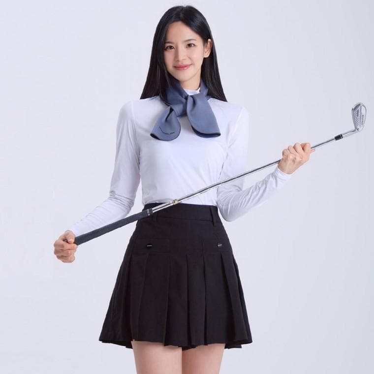 다운블로우DBS43003W 아이스쿨링 스카프 타올 머플러 미니 내산 쁘띠 스마트폰 스카프 봄 숄 스키니 패션잡