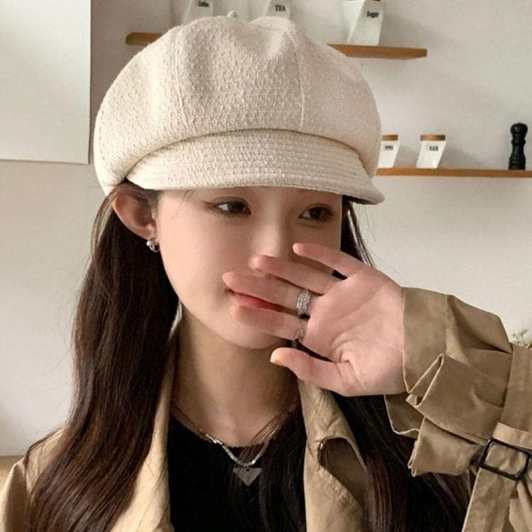 캐주얼 여성 헌팅캡 보이캡 모자 패션 트렌디 캡모자