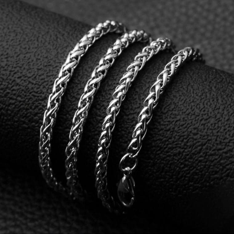 써지컬 스틸 드레곤본(용골) 체인 목걸이(6mm) 남자 목걸이줄