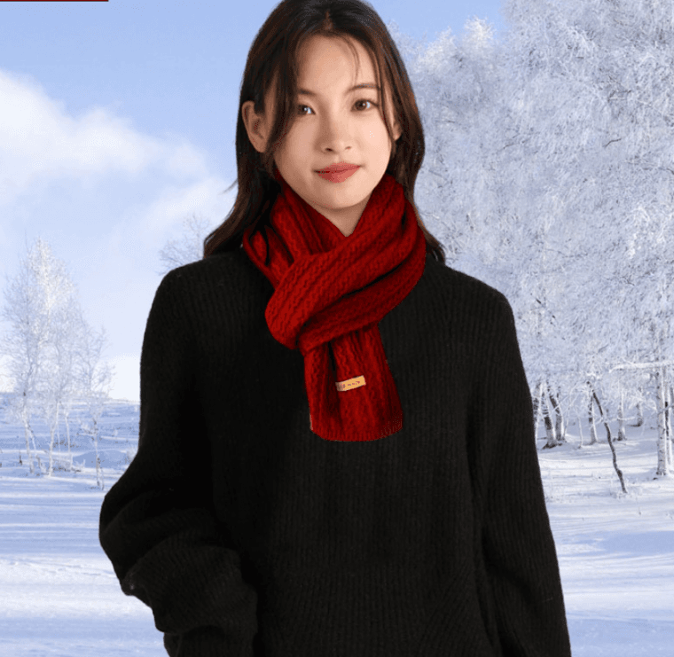 쁘띠 니트 머플러 여성 겨울 방한 보온 목도리