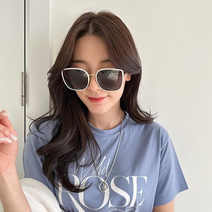 여성 오버사이즈 스퀘어 선글라스