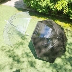 투명우산 6830 (무료배송) / 저가 자동 장마철 여행 등산 캠핑 낚시 대량주문가능