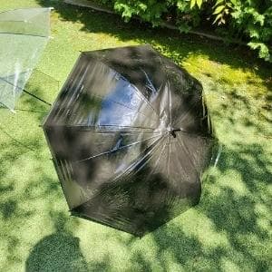 투명우산 (블랙) 무료배송 6830 / 저가 자동 장마철 여행 등산 캠핑 낚시 대량주문가능