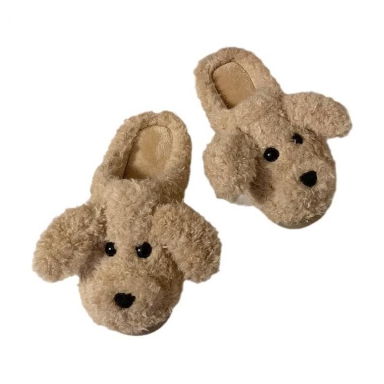 거실 털 강아지 겨울슬리퍼 층간소음방지 여성 따뜻한