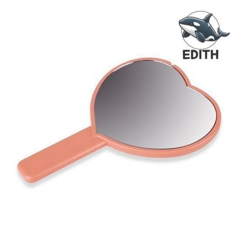 하트형 미니 손거울 여행용 뷰티 휴대용 거울