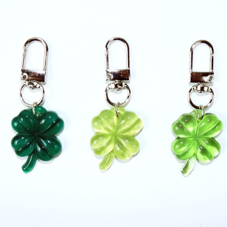 통통 클로버 키링 키홀더 자동차키링 에어팟 가방 립밤