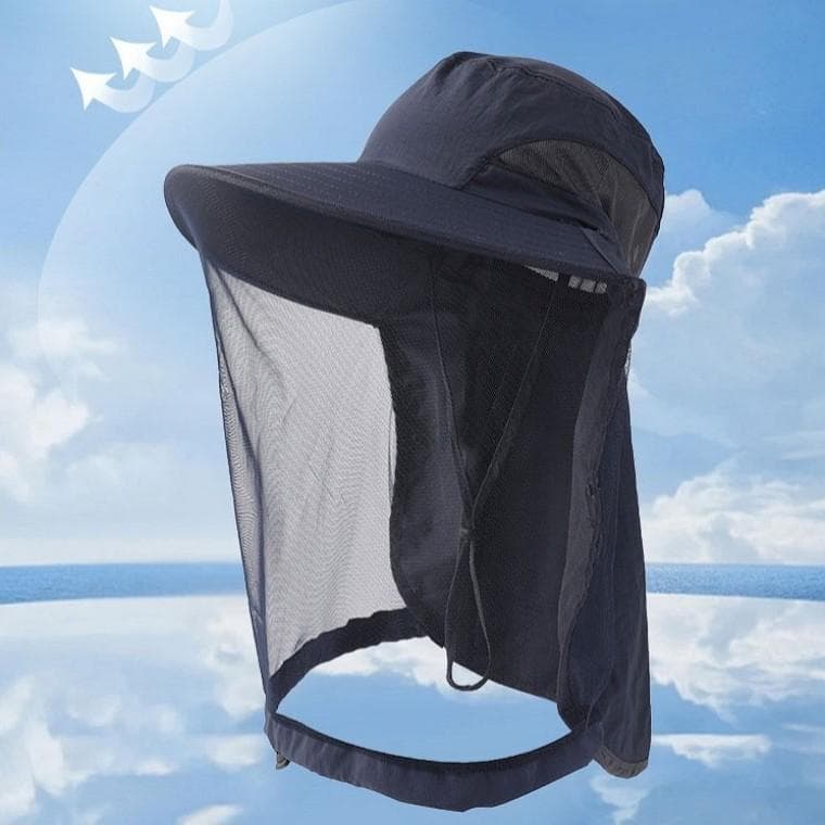 아웃도어 방충망 모자 트래킹 산행 캠핑 낚시